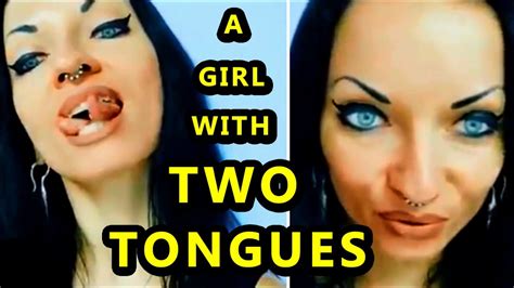 forked tongue porn|Split Tongue Porn Videos .